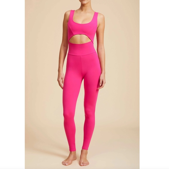 LIVE THE PROCESS Cut Out Body Suit in Dragon Fruit - S/ 2-4 - Picture 1 of 8